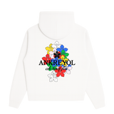 Ankreyol Ak Tout Fòs Hibiscus Cluster Hoodie