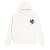 Ankreyol Ak Tout Fòs Hibiscus Cluster Hoodie