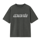 AK TOUT FÒS VINTAGE TEE (Washed Black)
