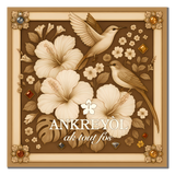 AnKreyòl Ak Tout Fos!  Square  90x90cm